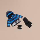 Burberry Burberry Childrens Reversible Down-filled Puffer Coat, Size: 18m, Blue