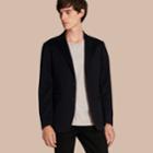 Burberry Burberry Cotton Jersey Blazer, Size: 40r, Blue