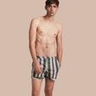 Burberry Burberry Pyjama Stripe Swim Shorts, Size: L, Blue