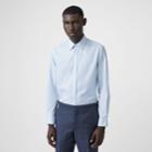 Burberry Burberry Classic Fit Monogram Motif Cotton Oxford Shirt, Size: 29, Blue