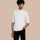 Burberry Burberry Cotton Oxford Shirt, Size: L, White