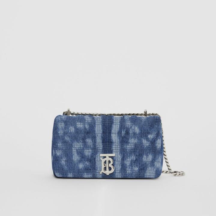 Burberry Burberry Small Quilted Denim Lola Bag, Blue