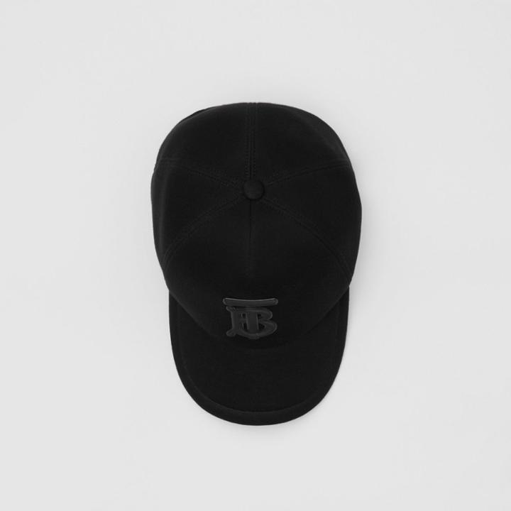 Burberry Burberry Monogram Motif Neoprene Baseball Cap, Black