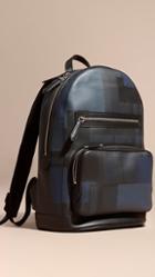 Burberry Patchwork Print London Check Backpack