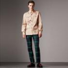 Burberry Burberry Sketch Print Cotton Army Shirt