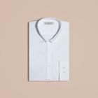 Burberry Burberry Modern Fit Button-down Collar Stretch Cotton Shirt, Size: 14.5, White