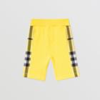 Burberry Burberry Childrens Check Panel Cotton Shorts, Size: 14y