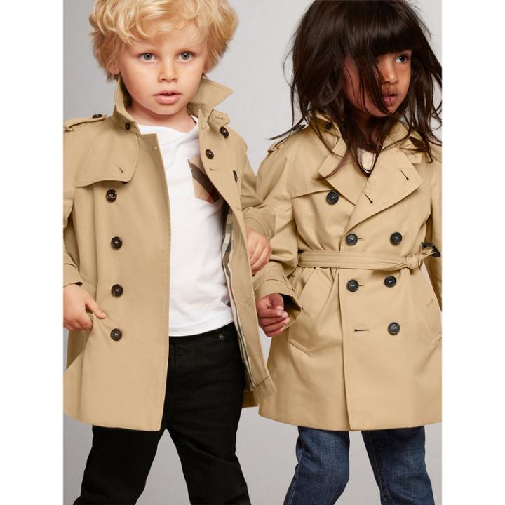 Burberry Burberry Childrens The Wiltshire Trench Coat, Size: 12m, Yellow