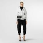 Burberry Burberry Chequer Ekd Cotton Jersey Hooded Top, Size: M, White