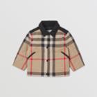 Burberry Burberry Childrens Logo Appliqu Check Diamond Quilted Jacket, Size: 2y
