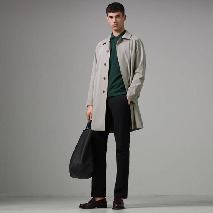 Burberry Burberry Archive Logo Cotton Piqu Polo Shirt, Size: M, Green