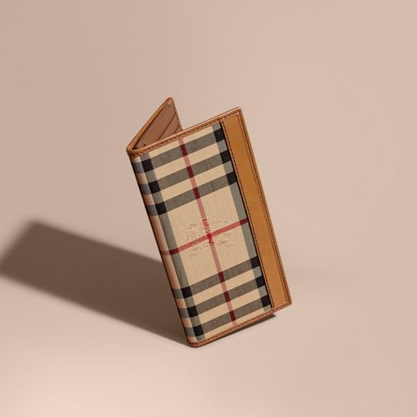 Burberry Small Horseferry Check Currency Wallet