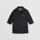 Burberry Burberry Childrens Monogram Quilted Recycled Polyester Coat, Size: 10y, Black