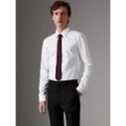 Burberry Burberry Slim Fit Double-cuff Cotton Dress Shirt, Size: 14.5, White