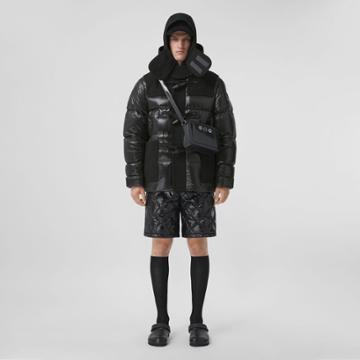 Burberry Burberry Nylon And Technical Wool Down-filled Duffle Coat