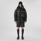 Burberry Burberry Nylon And Technical Wool Down-filled Duffle Coat