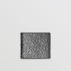 Burberry Burberry Monogram Leather International Bifold Wallet, Black