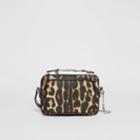 Burberry Burberry Animal Print Leather Camera Bag, Yellow