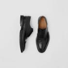 Burberry Burberry Toe Cap Detail Leather Oxford Brogues, Size: 42, Black