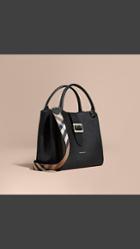 Burberry The Large Buckle Tote In Grainy Leather