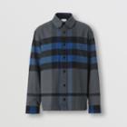 Burberry Burberry Button-down Collar Check Cotton Flannel Shirt