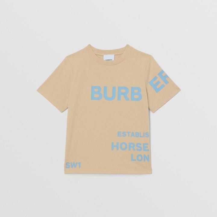 Burberry Burberry Childrens Horseferry Print Cotton T-shirt, Size: 12y