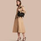 Burberry Burberry Cotton Gabardine A-line Trench Coat, Size: 46, Yellow