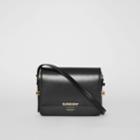 Burberry Burberry Small Leather Grace Bag, Black