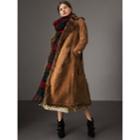 Burberry Burberry Shearling Trench Coat, Size: 04