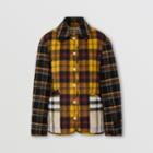Burberry Burberry Contrast Check Quilted Cotton Flannel Jacket