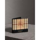 Burberry Burberry Haymarket Check And Leather International Bifold Wallet