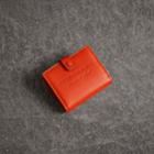 Burberry Burberry Embossed Leather Folding Wallet, Orange