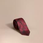 Burberry Burberry Modern Cut Floral Jacquard Silk Tie, Red