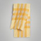 Burberry Burberry Childrens Lightweight Check Wool And Cashmere Scarf, Size: Os, Yellow