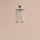 Burberry Burberry Check Cuff Chinos, Size: 18m, Beige