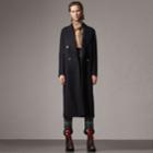 Burberry Burberry Felted Wool Double-breasted Coat, Size: 04