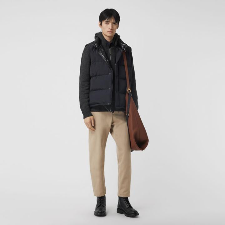 Burberry Burberry Cashmere Hooded Top, Grey