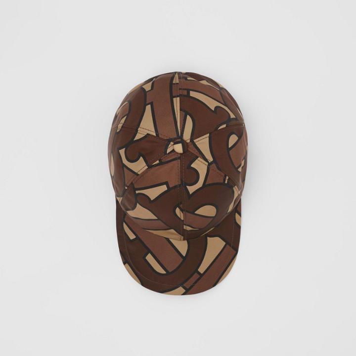 Burberry Burberry Monogram Print Baseball Cap, Brown
