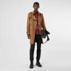 Burberry Burberry Check Stretch Cotton Shirt, Size: L, Purple