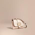Burberry Burberry The Buckle Crossbody Bag In Leather, Grey