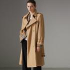 Burberry Burberry The Westminster Heritage Trench Coat, Size: 08, Beige