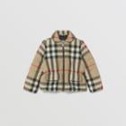 Burberry Burberry Childrens Down-filled Check Recycled Polyester Jacket, Size: 10y