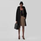 Burberry Burberry Detachable Hood Cotton Gabardine Car Coat, Size: 04