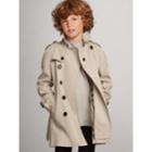 Burberry Burberry The Wiltshire Trench Coat, Size: 6y, Beige
