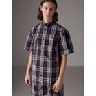 Burberry Gosha X Burberry Short-sleeve Check Shirt, Size: M