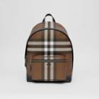 Burberry Burberry Check And Leather Backpack