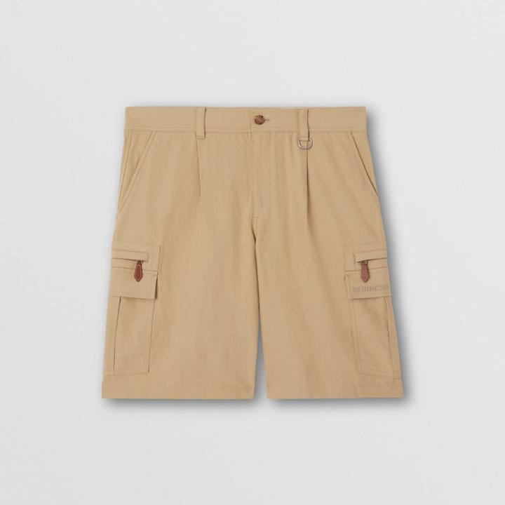Burberry Burberry D-ring Detail Cotton Linen Shorts, Size: 34