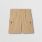 Burberry Burberry D-ring Detail Cotton Linen Shorts, Size: 34