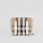 Burberry Burberry Childrens Check Cotton Crossbody Bag