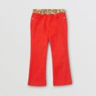 Burberry Burberry Childrens Flared Fit Deer Print Trim Japanese Denim Jeans, Size: 10y